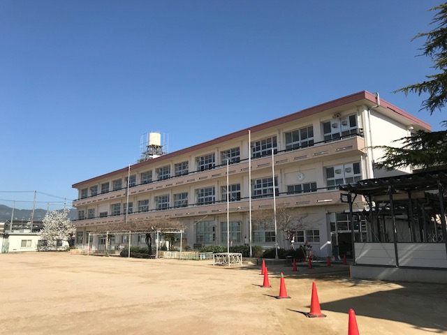 段上小学校大規模改修工事 施工写真1