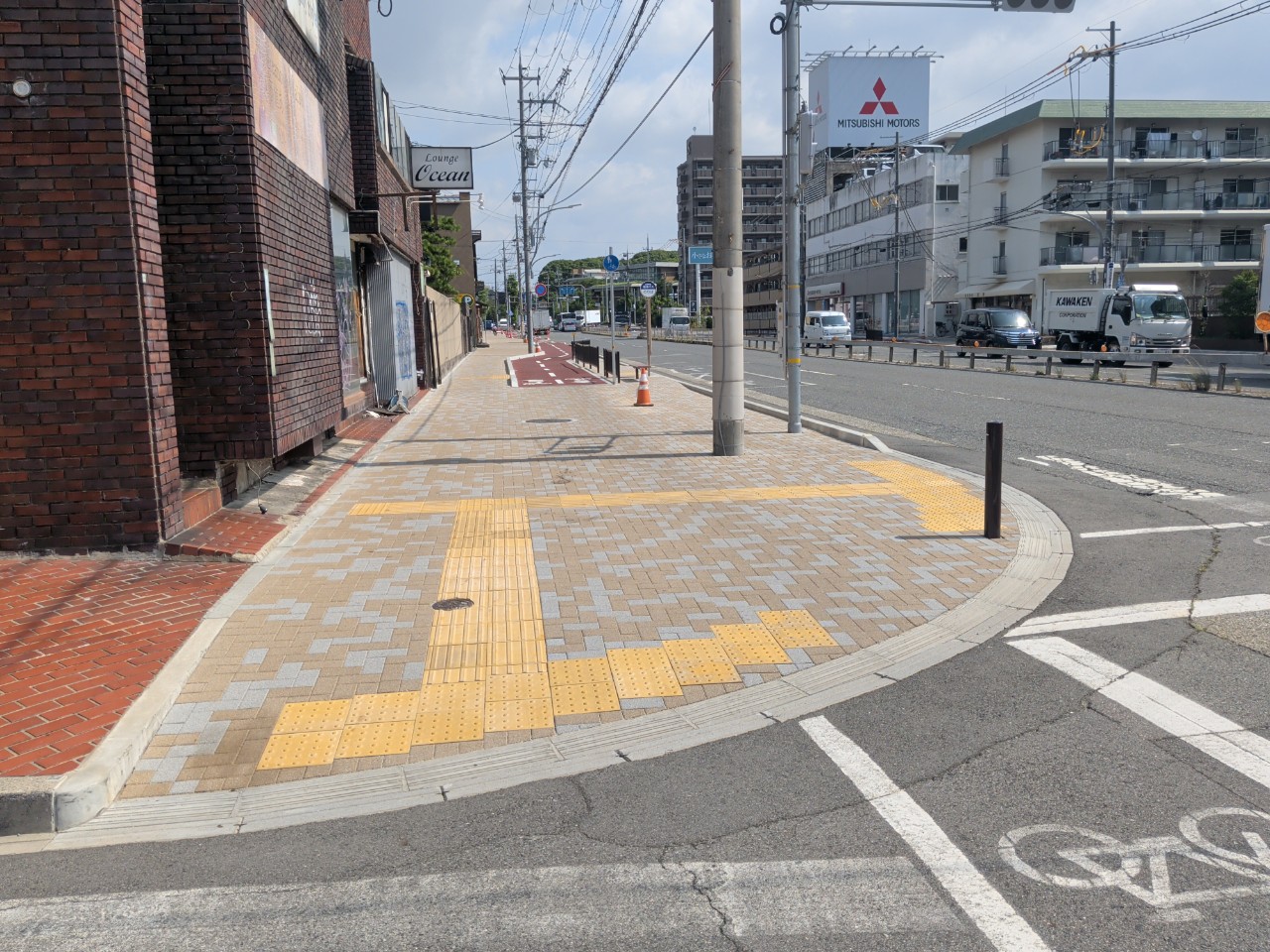 小曽根線道路改良工事 施工写真2